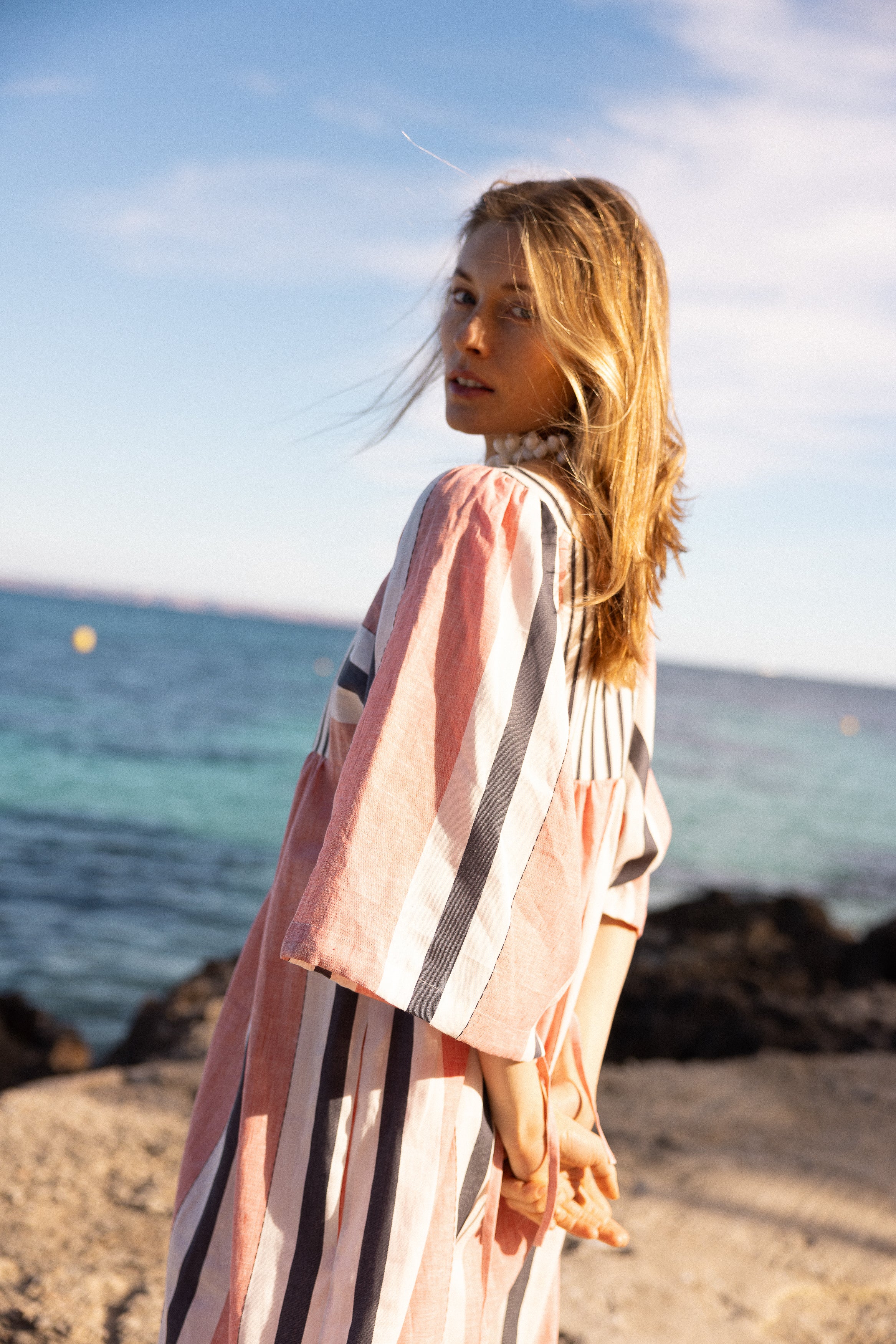 Amelia Pink Dress - Image 4