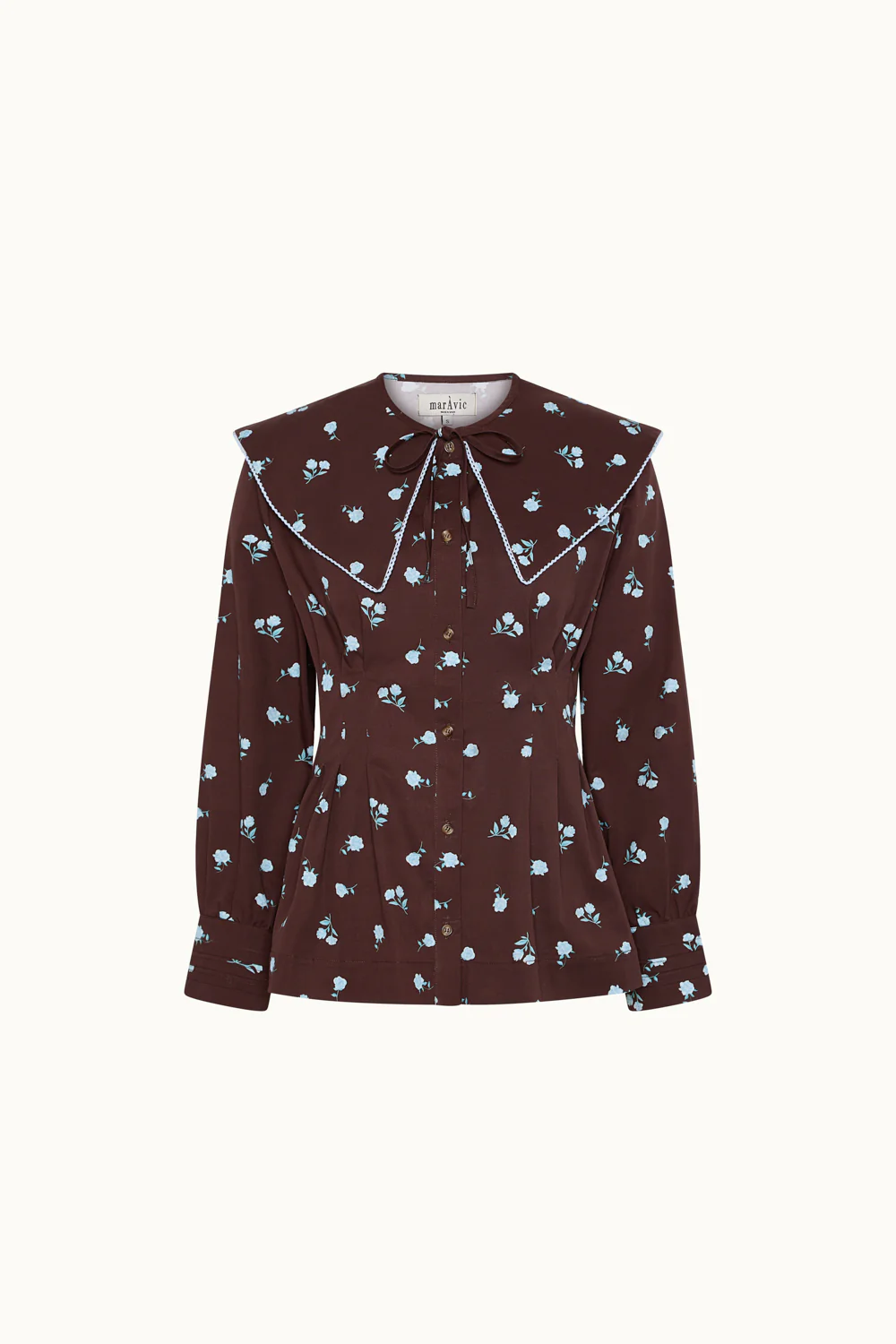 Bianca Brown Shirt - Image 4