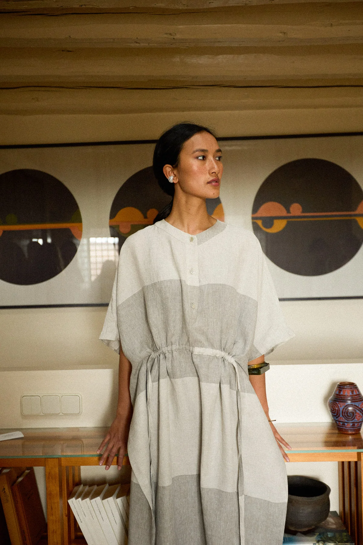 Eire Grey Kaftan