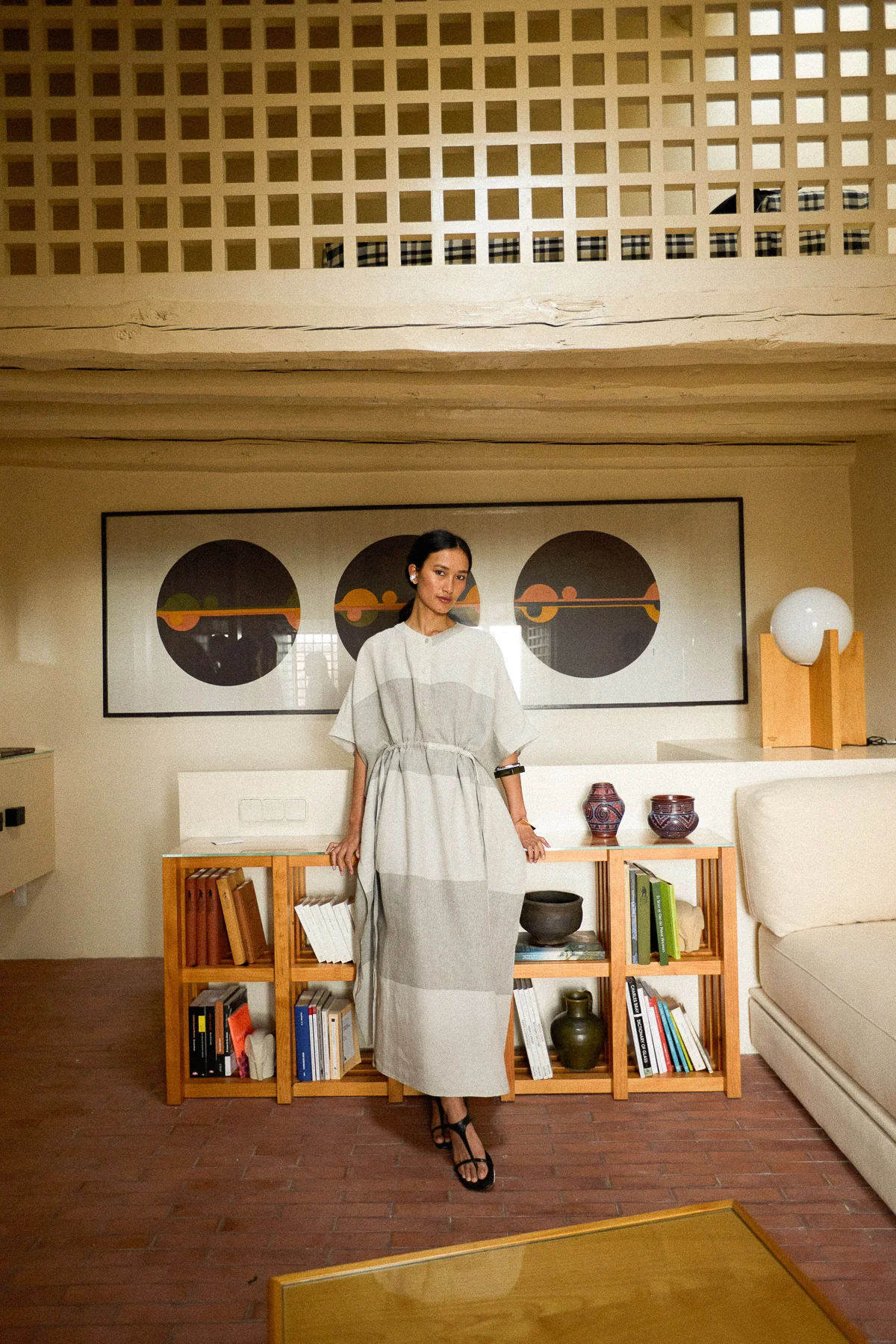 Eire Grey Kaftan - Image 2