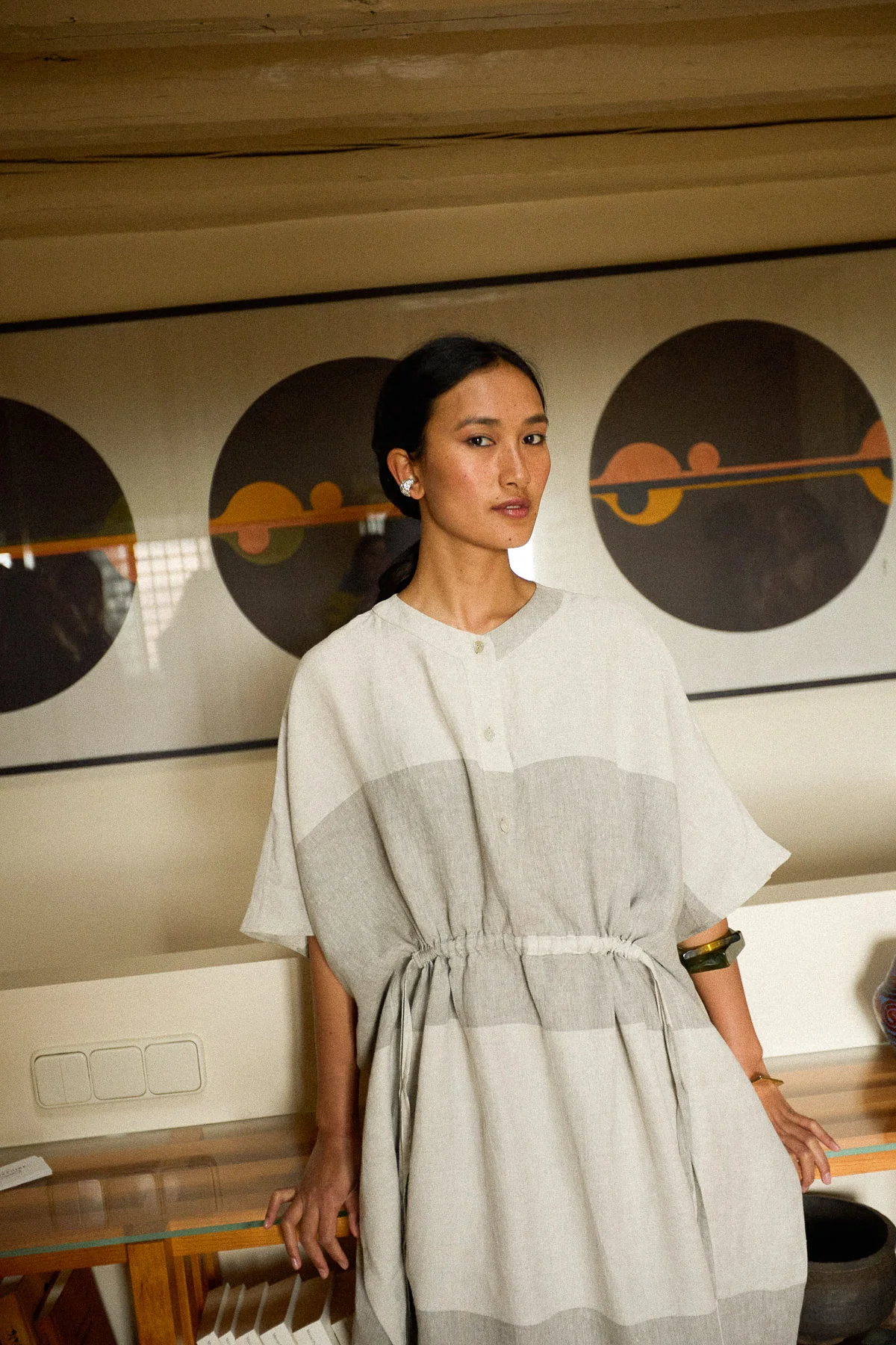 Eire Grey Kaftan - Image 3