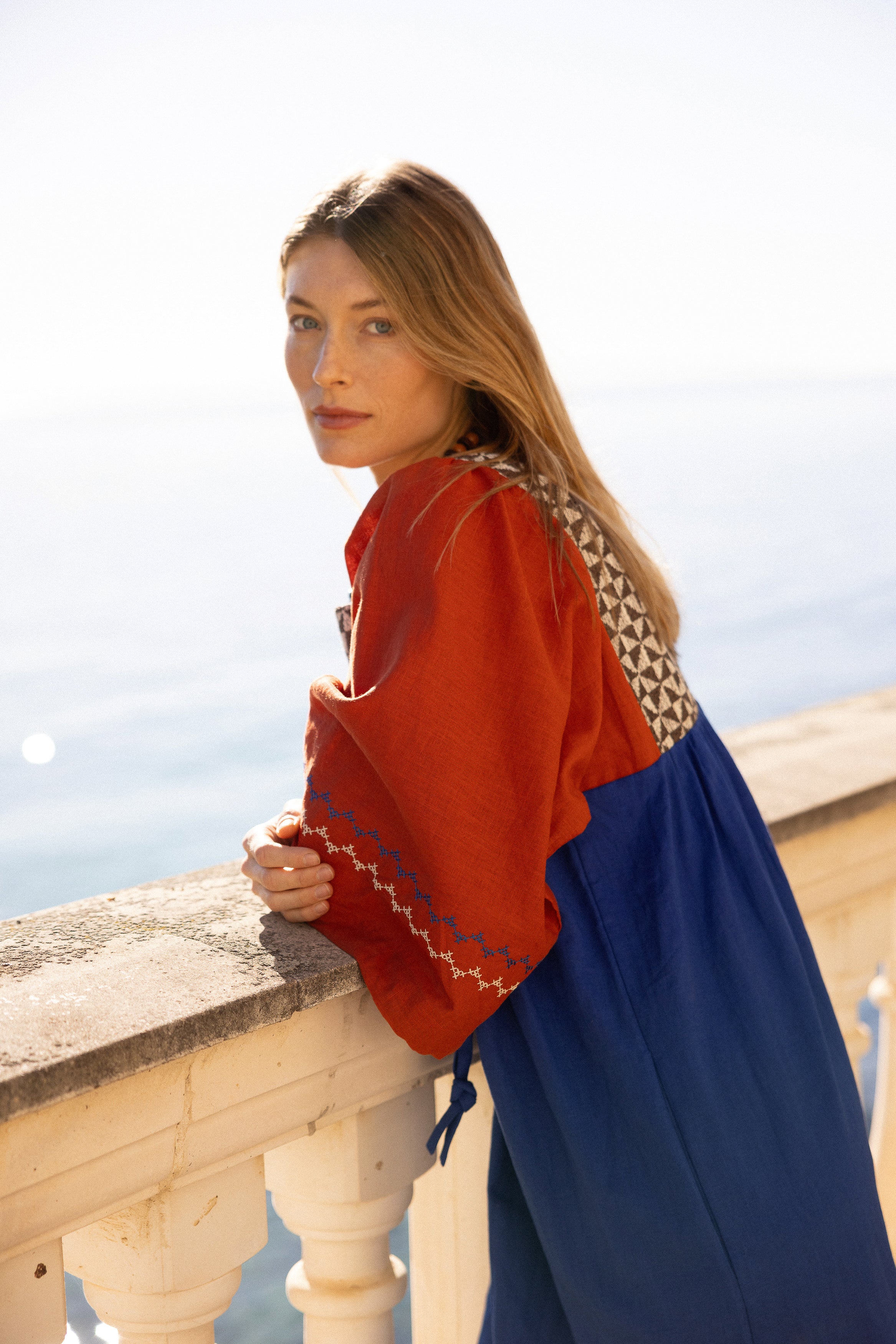 Elvi Blue Dress - Image 2