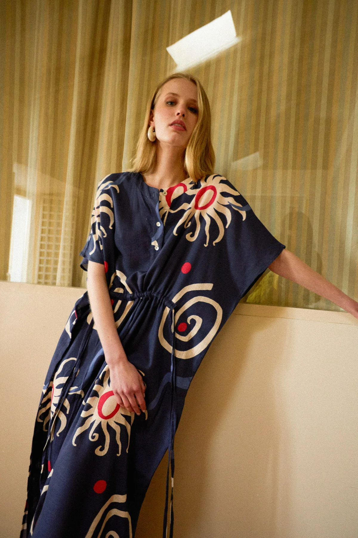 Helia Blue Kaftan - Image 2
