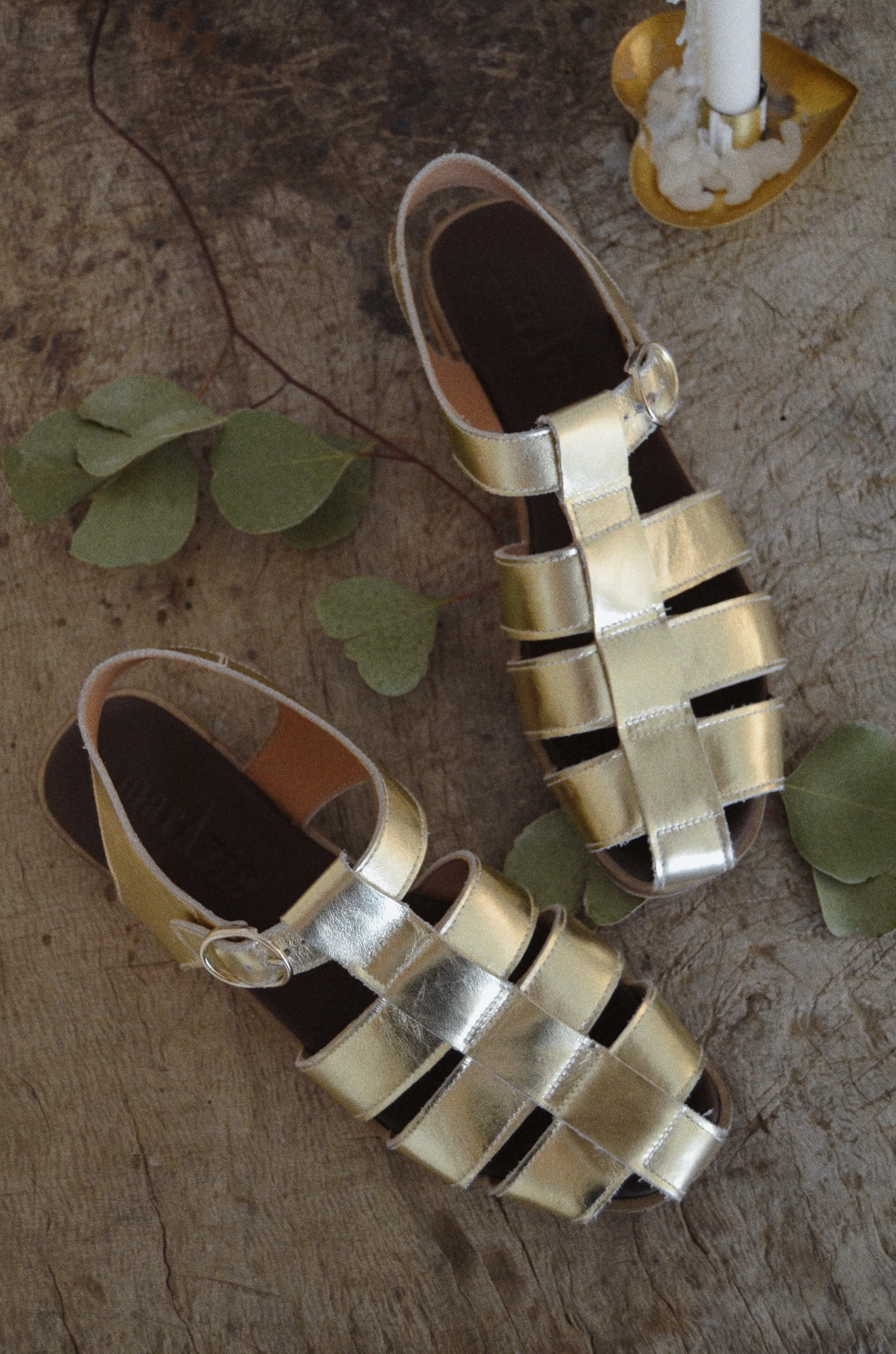 Kendall Golden Sandal - Image 3