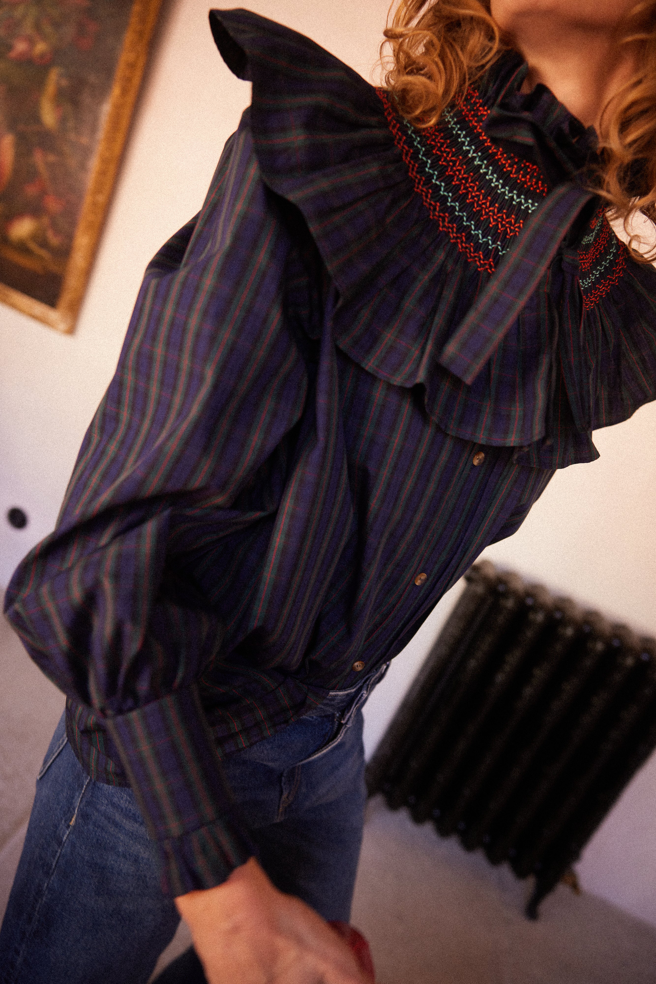 Marielle Blue Shirt - Image 7