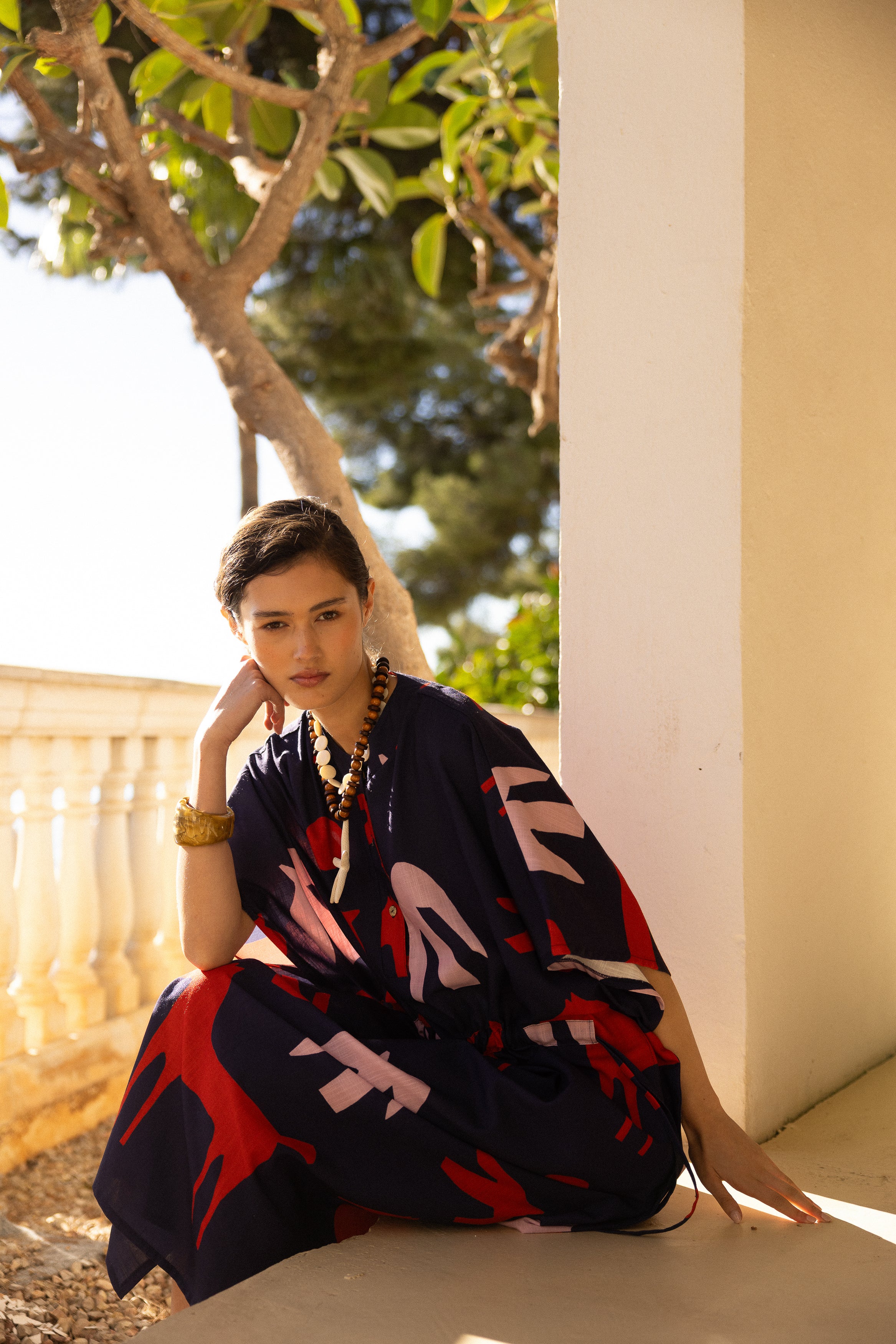 Orchie Blue Kaftan - Image 4