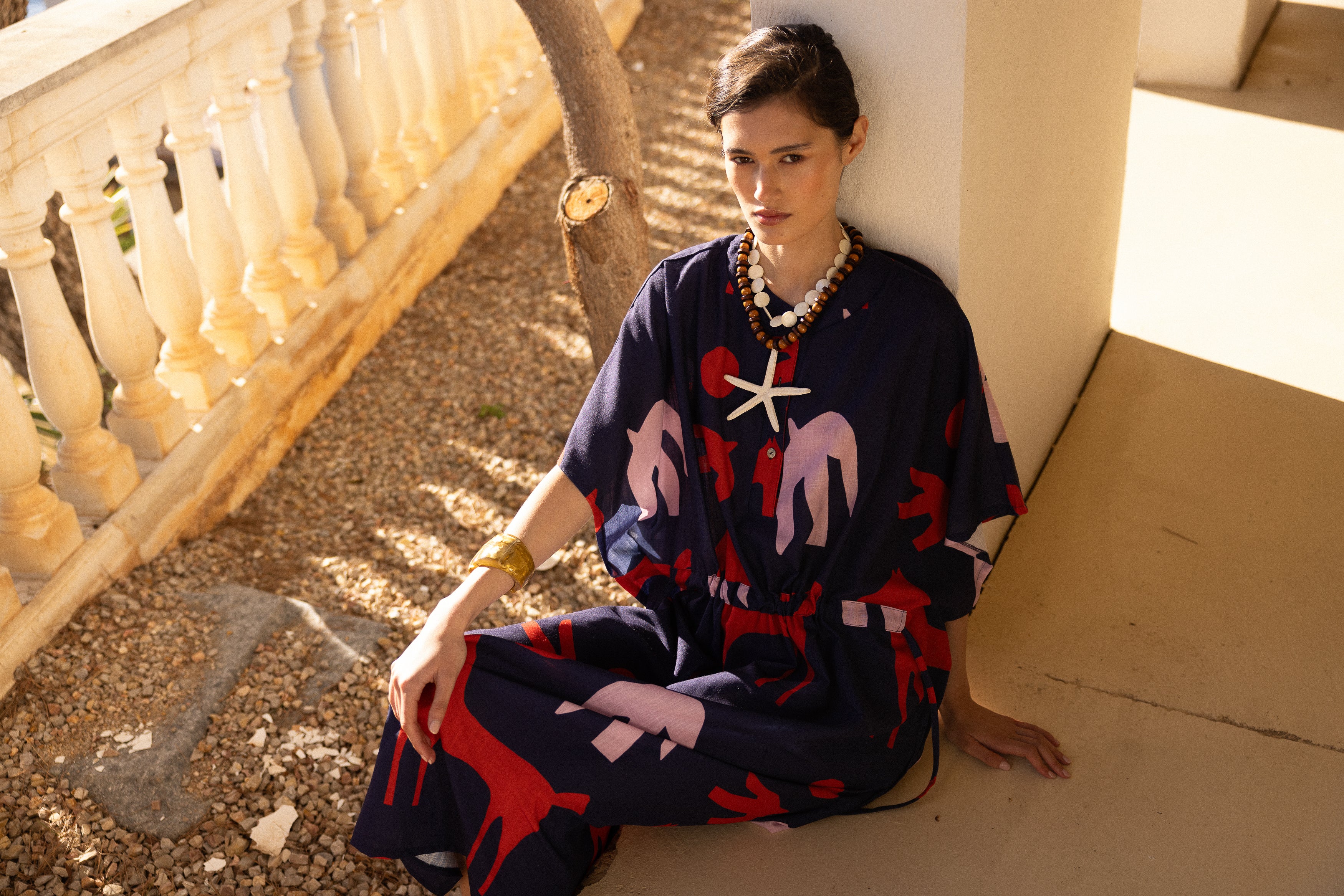 Orchie Blue Kaftan - Image 5