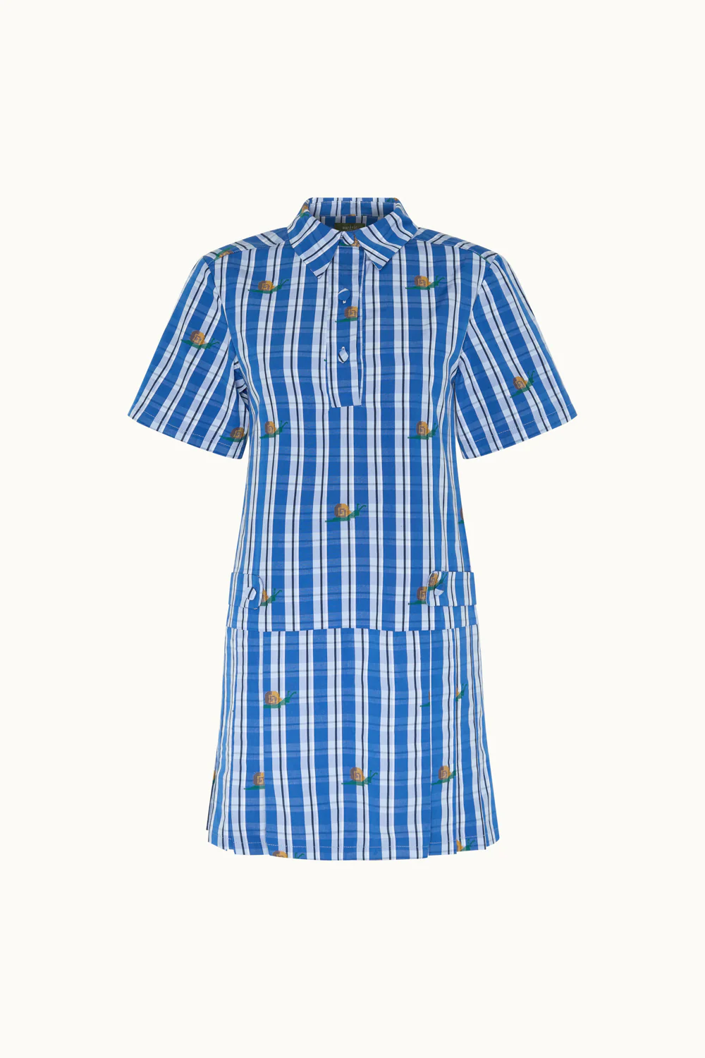 Plaid Blue Dress - Image 11