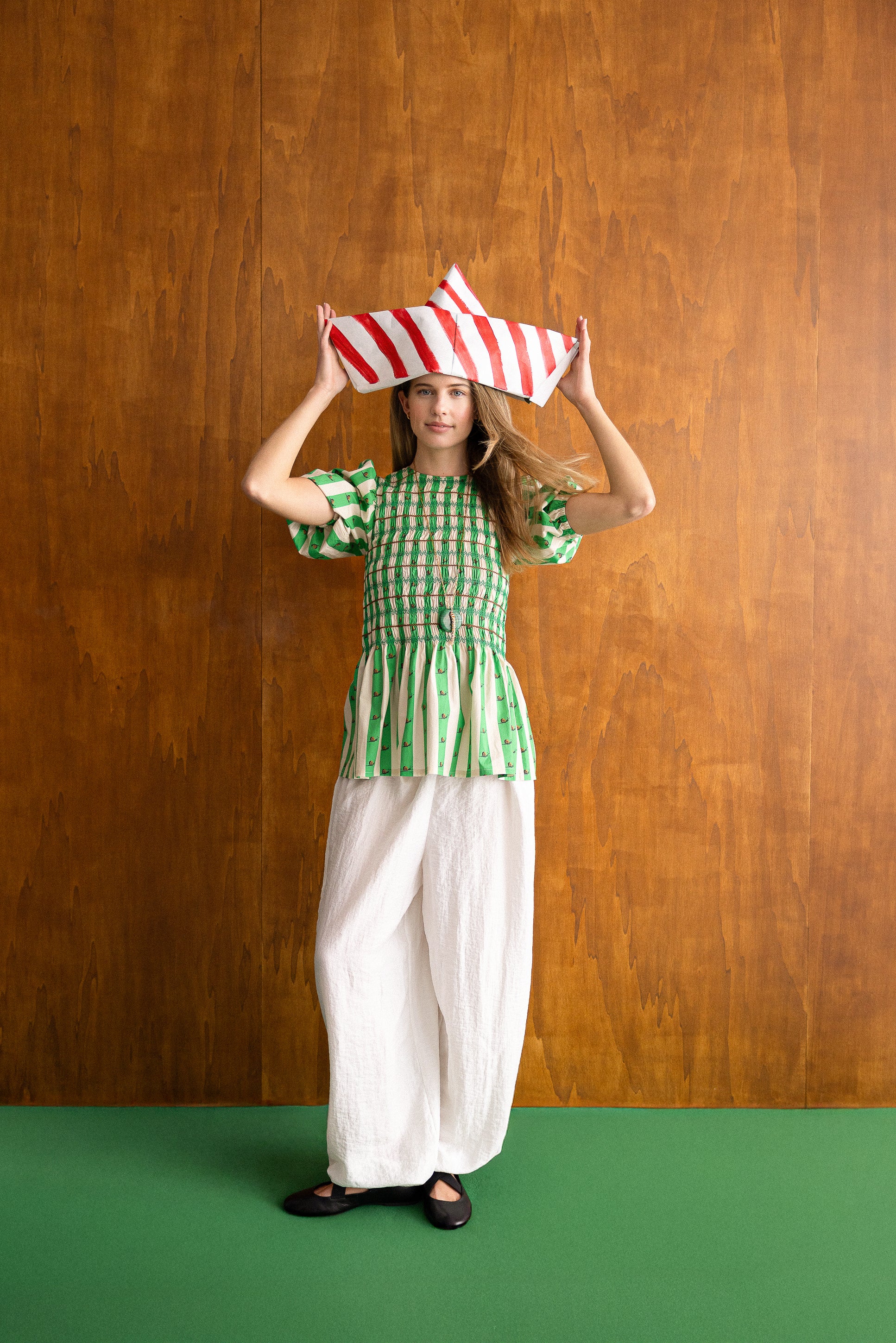 Salvia Green Blouse - Image 3